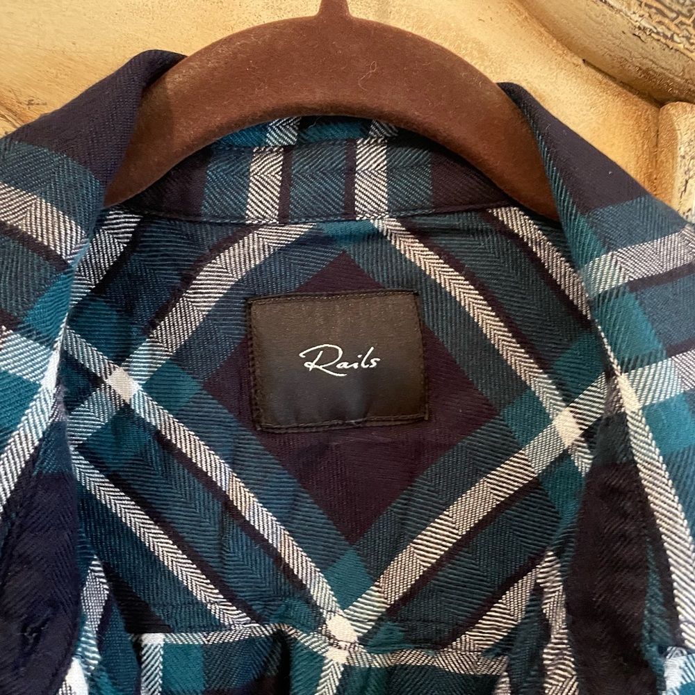 Rails Hunter Green Button Down - image 2